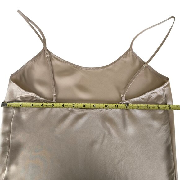 Natori M Pure Silk Slip Dress Teddy Chemise Nightgown Bias Cut EUC - Picture 9 of 11